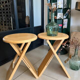 Pair of Folding Stools "Suzy" by Adrian Reed