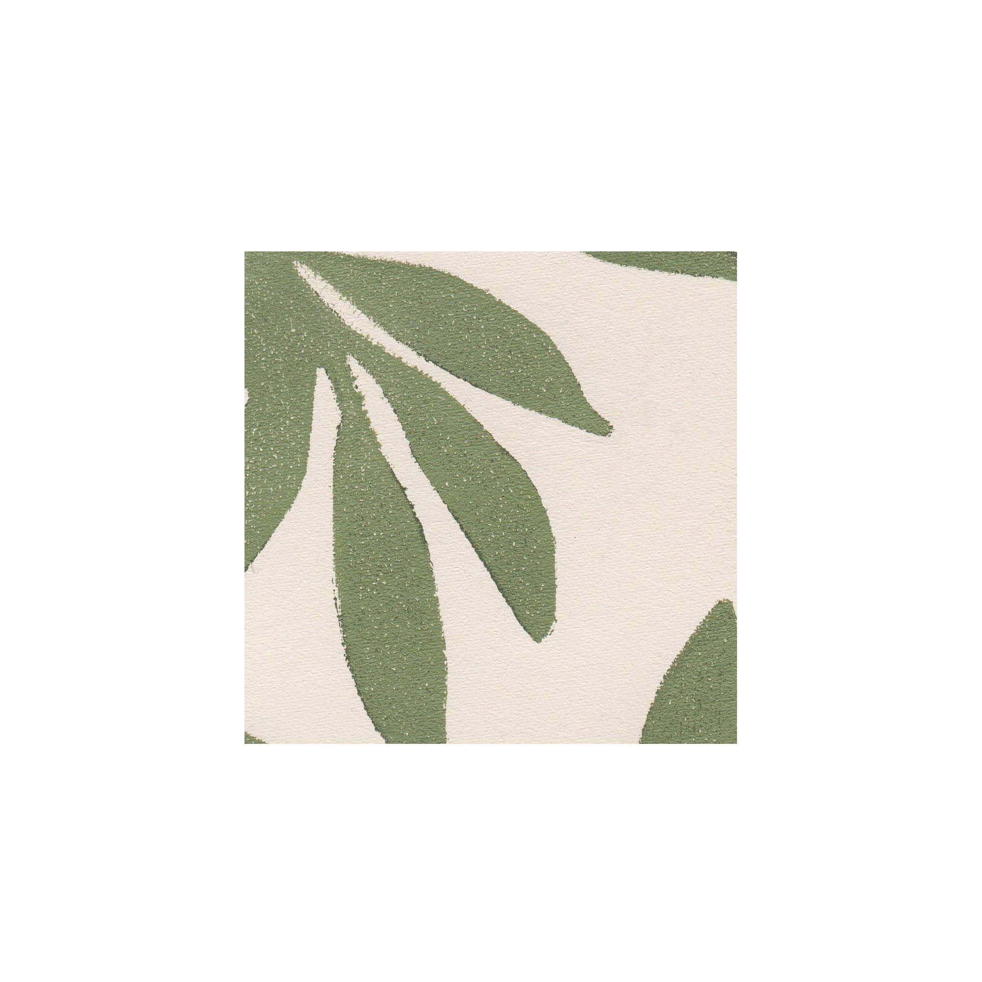 Painting on paper, foliage illustration, painting b205 signed Eawy