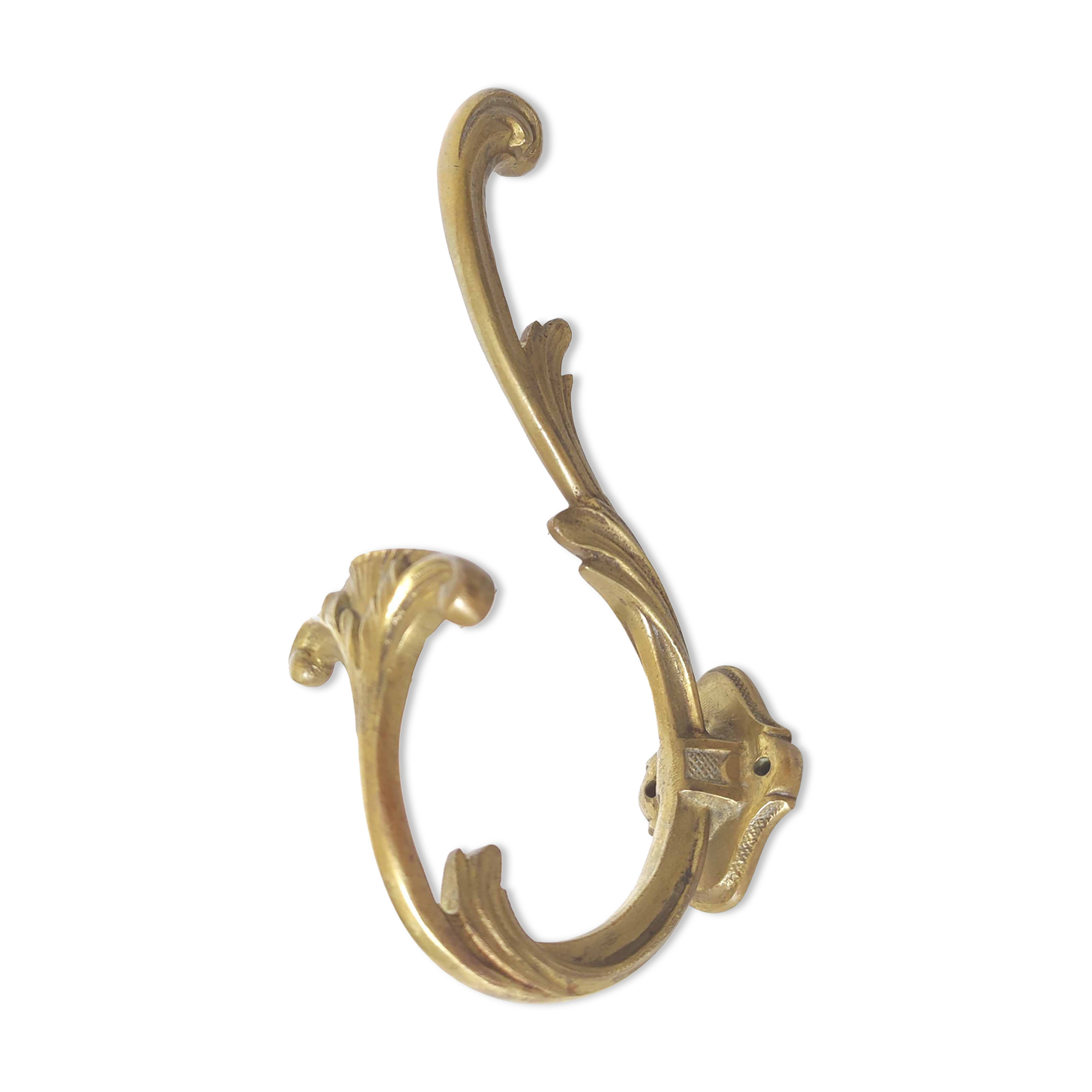 Golden brass hook