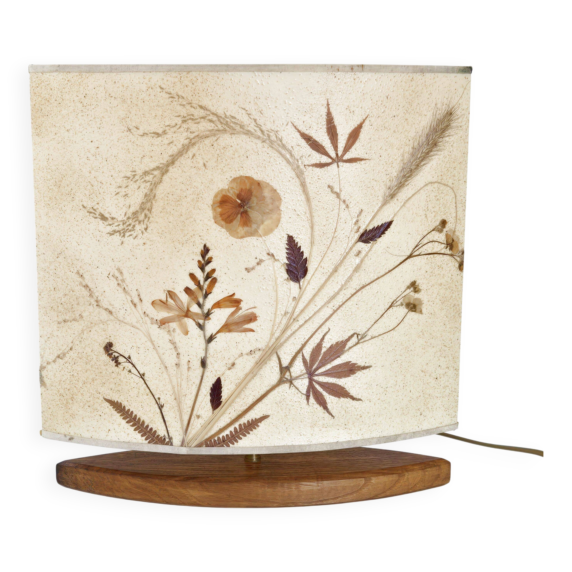 Vintage herbarium lamp 1970