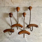 Set of 4 double hooks