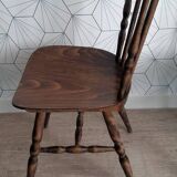 Series of 4 chairs signed Baumann model “Tacoma” from the 60s.