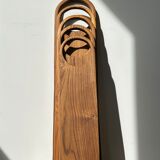 Cutting or presentation board of monoxyl teak with handle (T1)