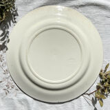 Round plate terre de fer salins model parmentier made in france