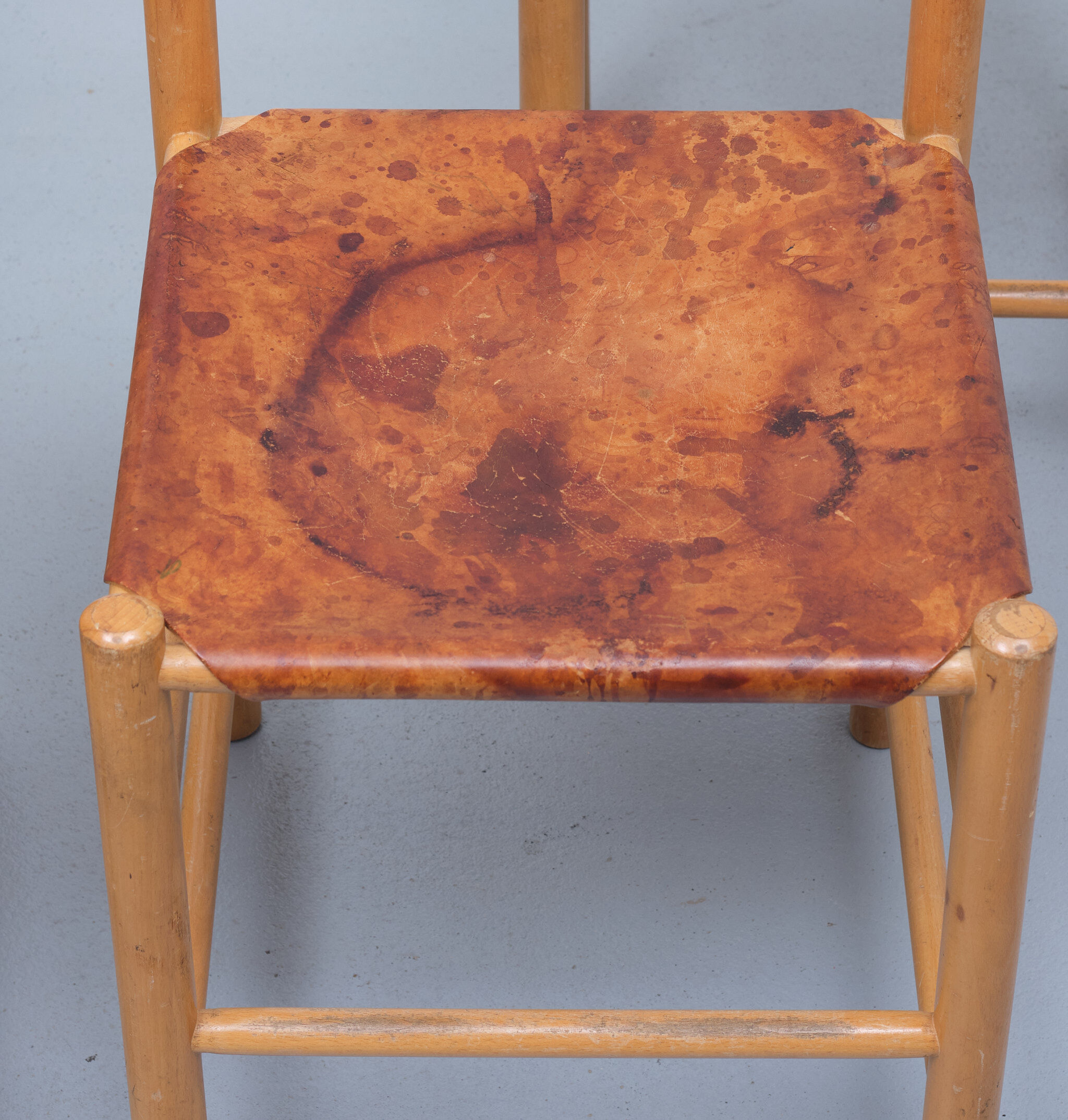 Ate Van Apeldoorn for Houtwerk Hattum Chairs Dutch 1960s