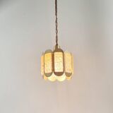 Mid-Century Scandinavian Glass Ceiling Light from Vitrika, Denmark, 1960s