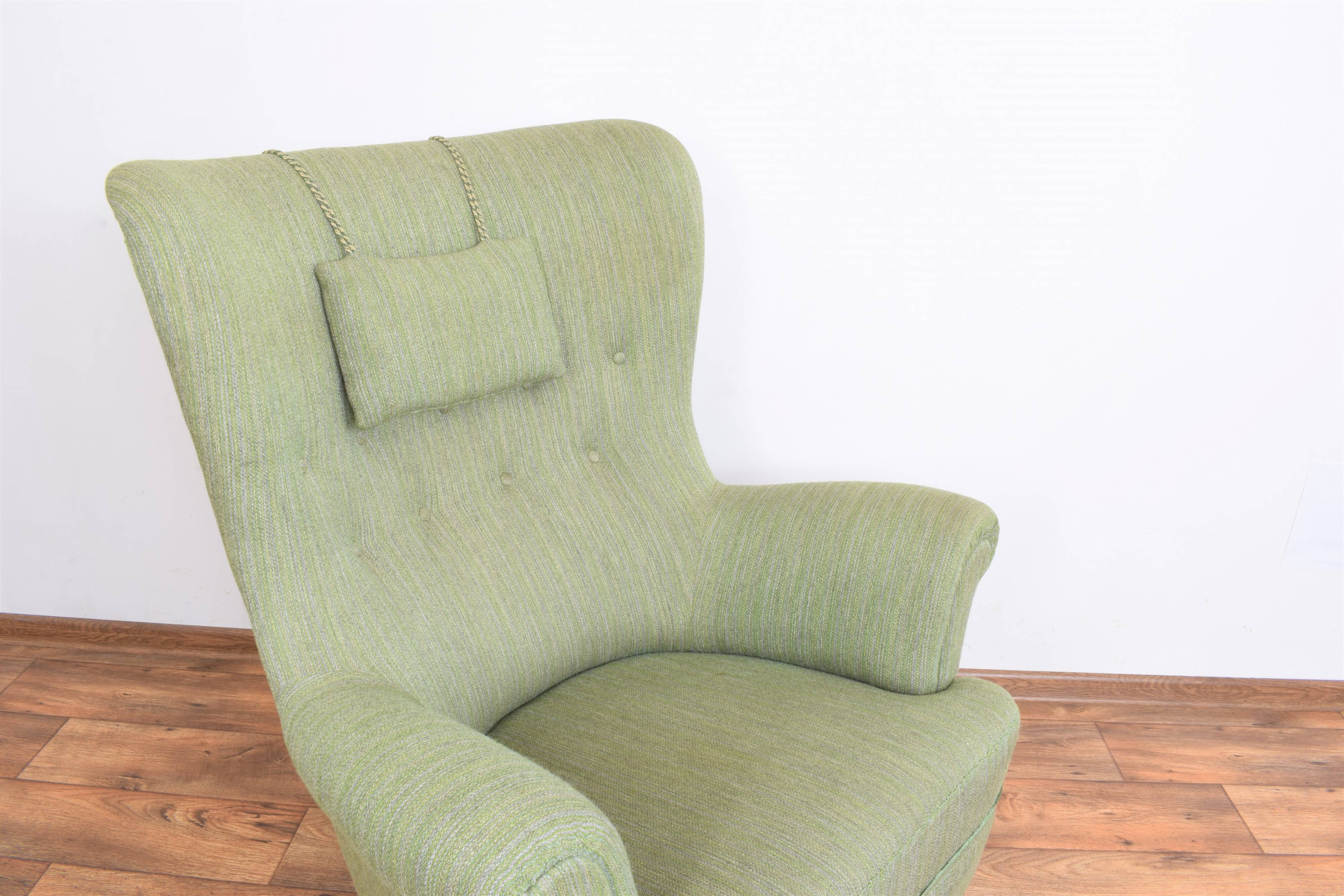 Mid-Century Swedish Teak Armchair, 1960s.