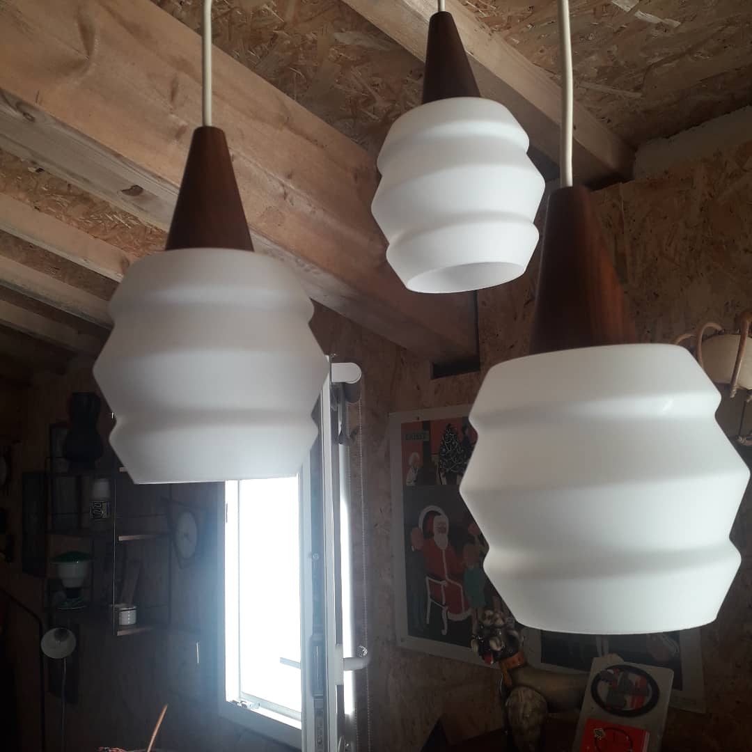 Scandinavian chandelier Louis Kalff