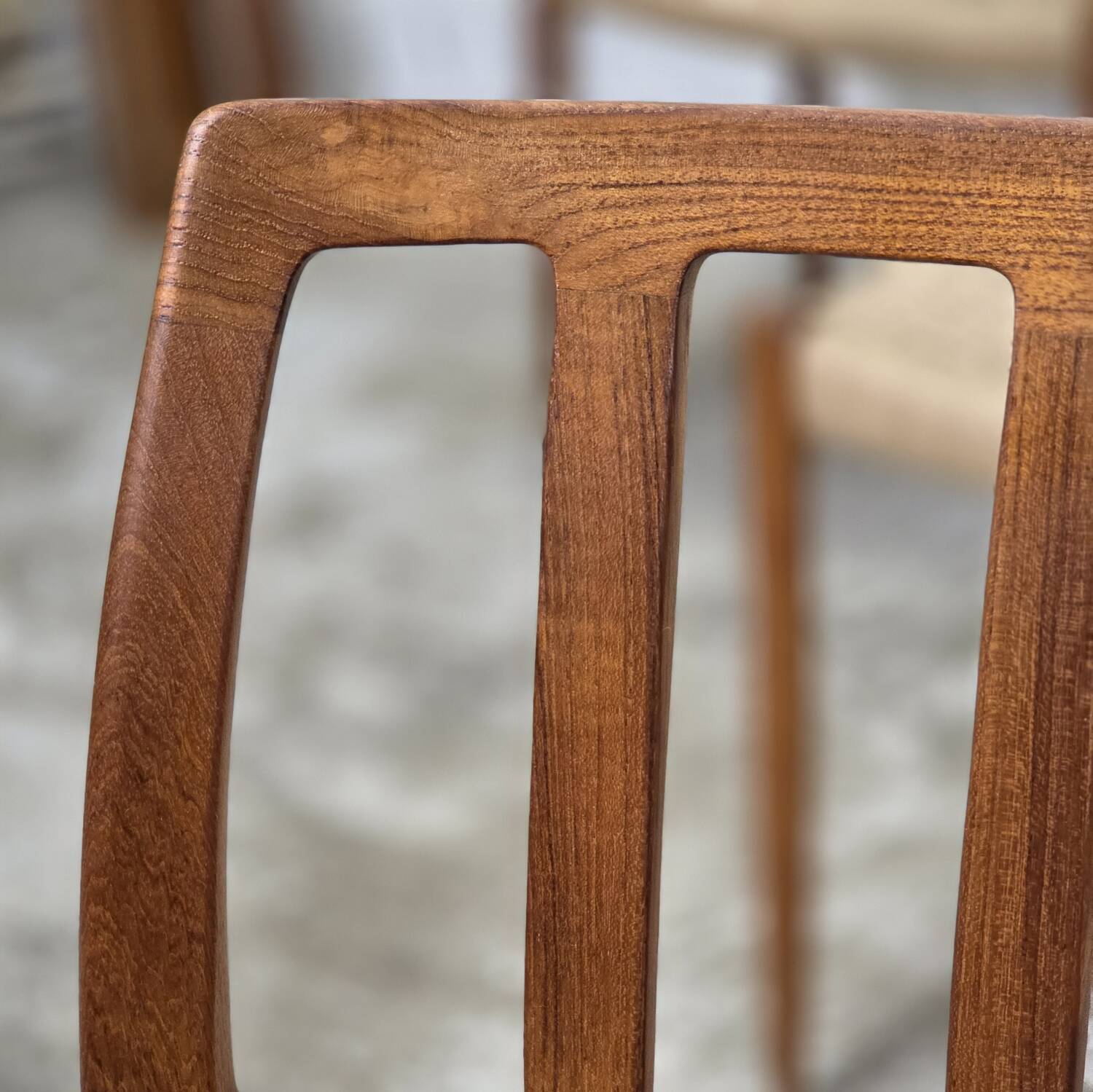 Niels Møller model 83 dining chair teak new papercord
