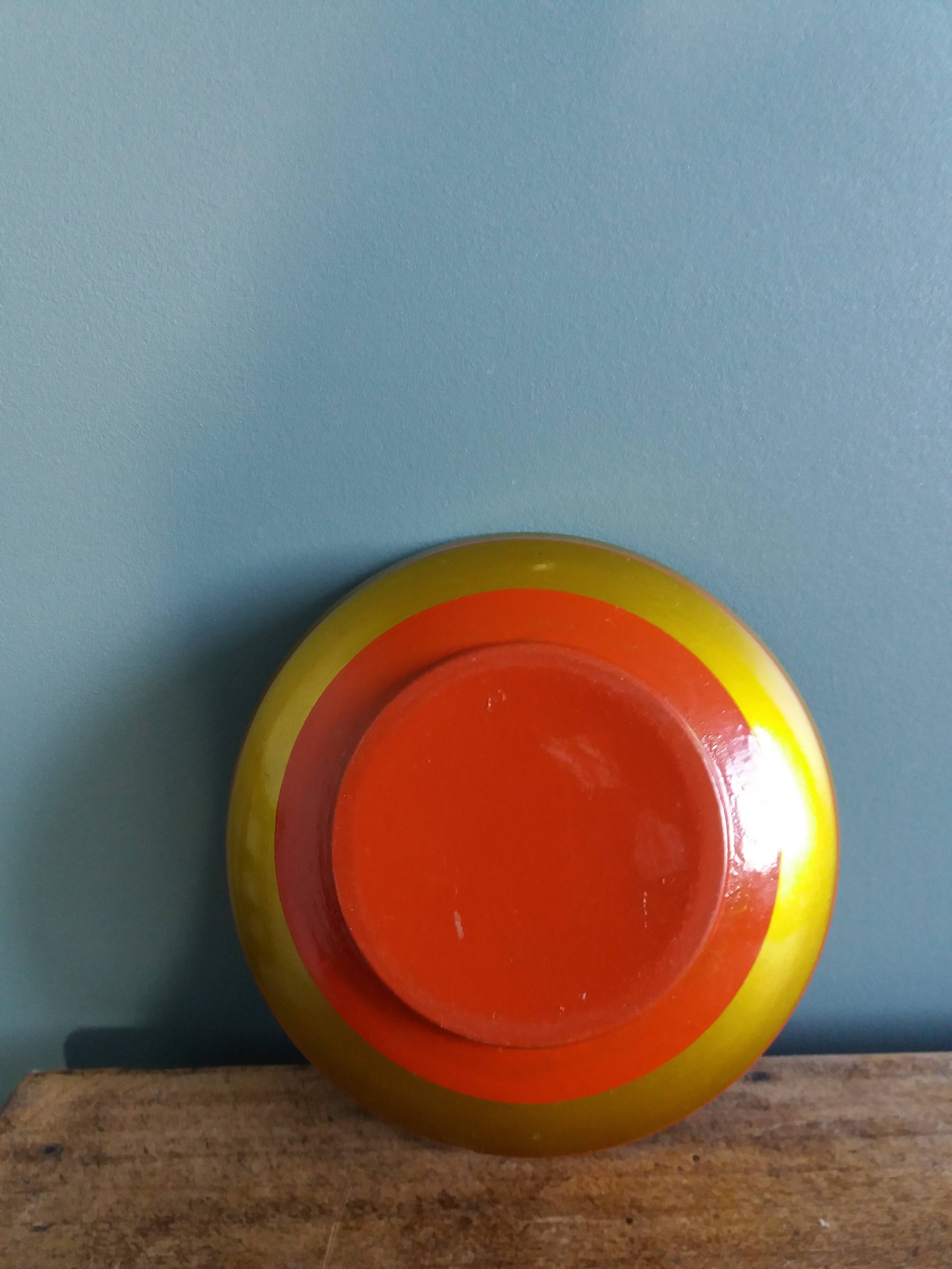 Khokhloma Russian handicraft painted wooden bowls