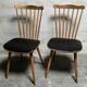 Lot de deux chaises vintage Baumann Sonate 1960