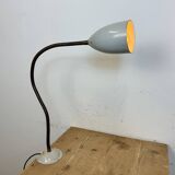 Grey Industrial Gooseneck Table Lamp from Philips, 1960s