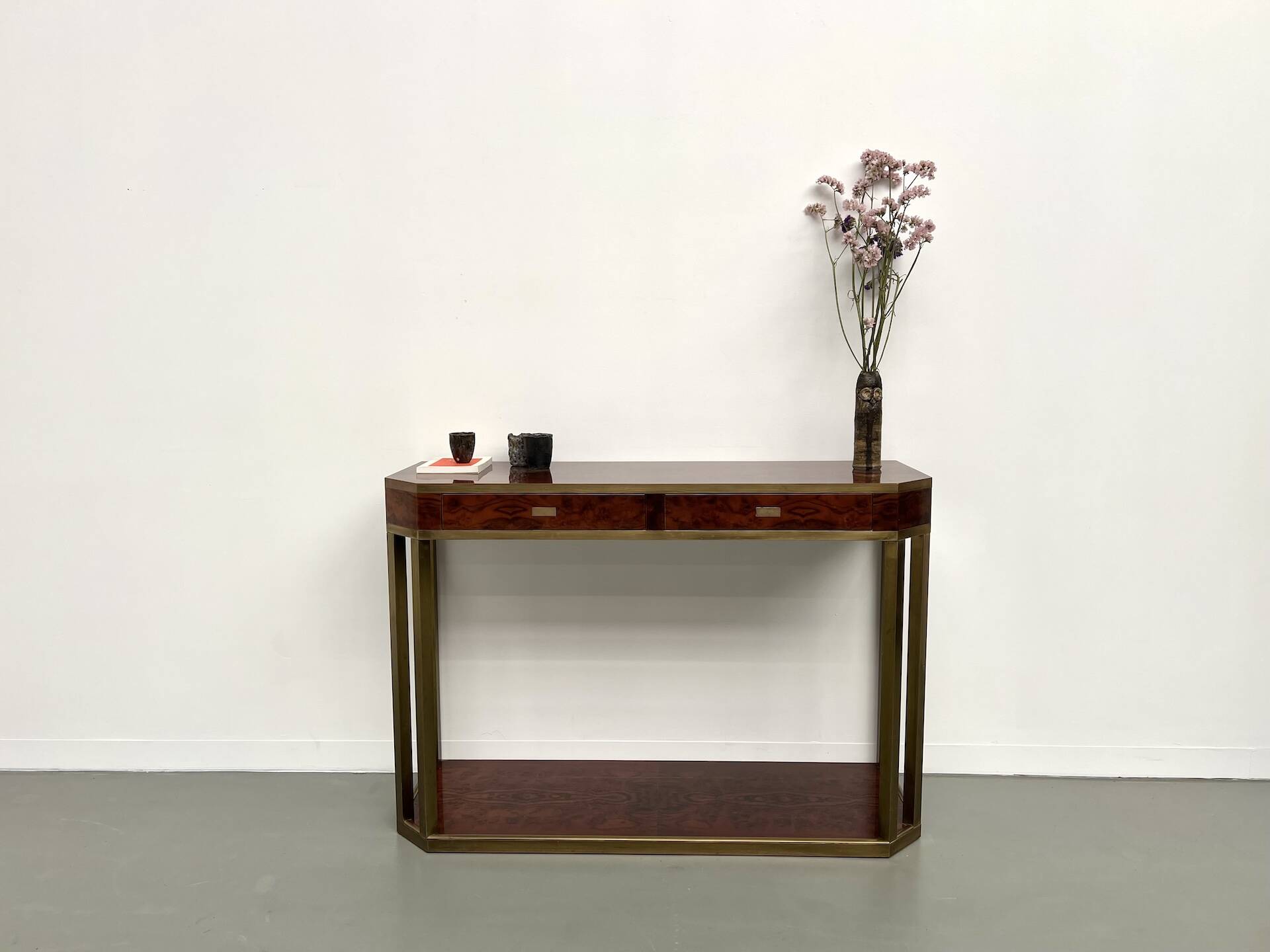 Jean-Claude Mahey lacquered console table