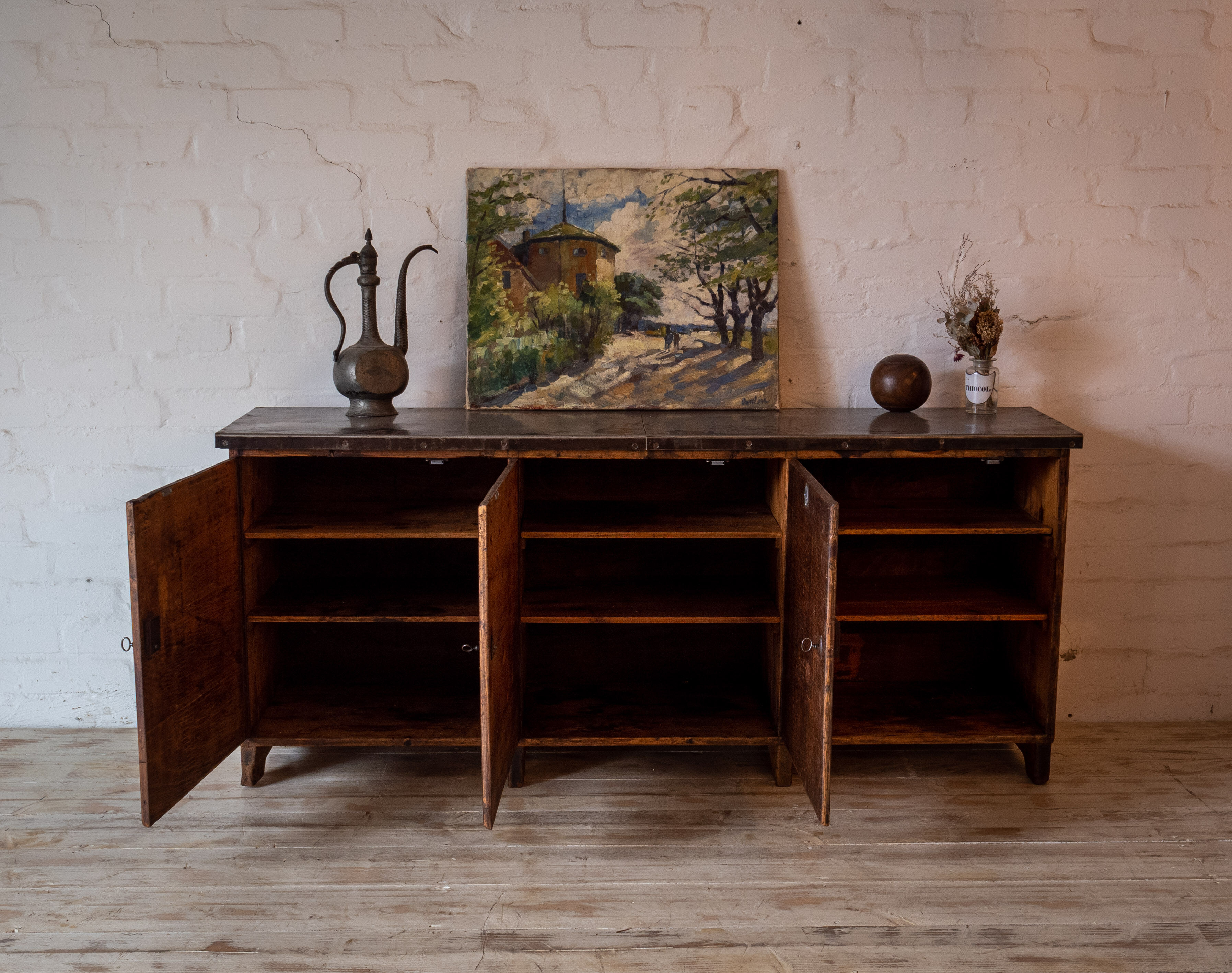 Industrial workshop cabinet sheet metal fitting "45EZ"