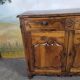 Low walnut buffet from the 18th century.