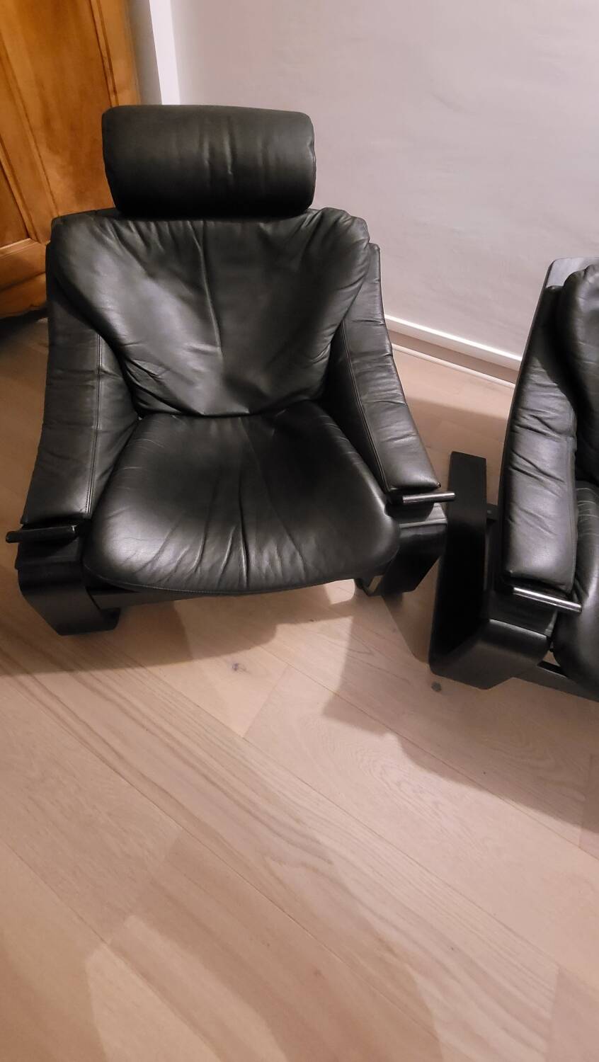 Kroken buffalo leather armchair