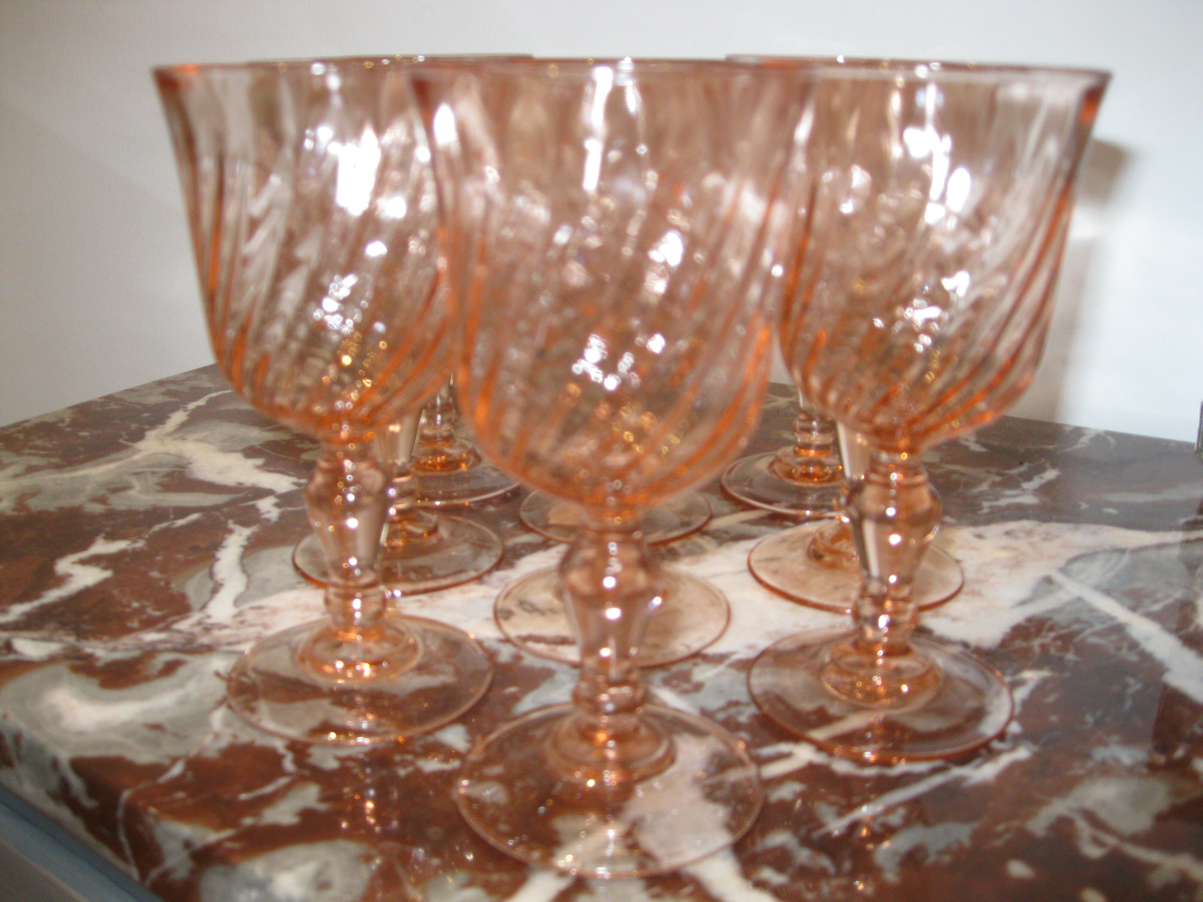 Rosaline Luminarc glasses