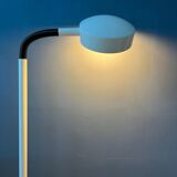 Vintage Hala white metal space age floor lamp