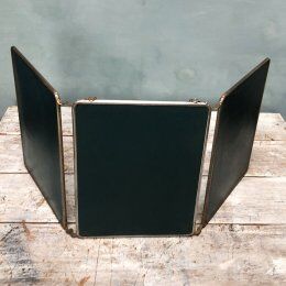 Tryptic barber mirror 30,5 x 24,5 cm