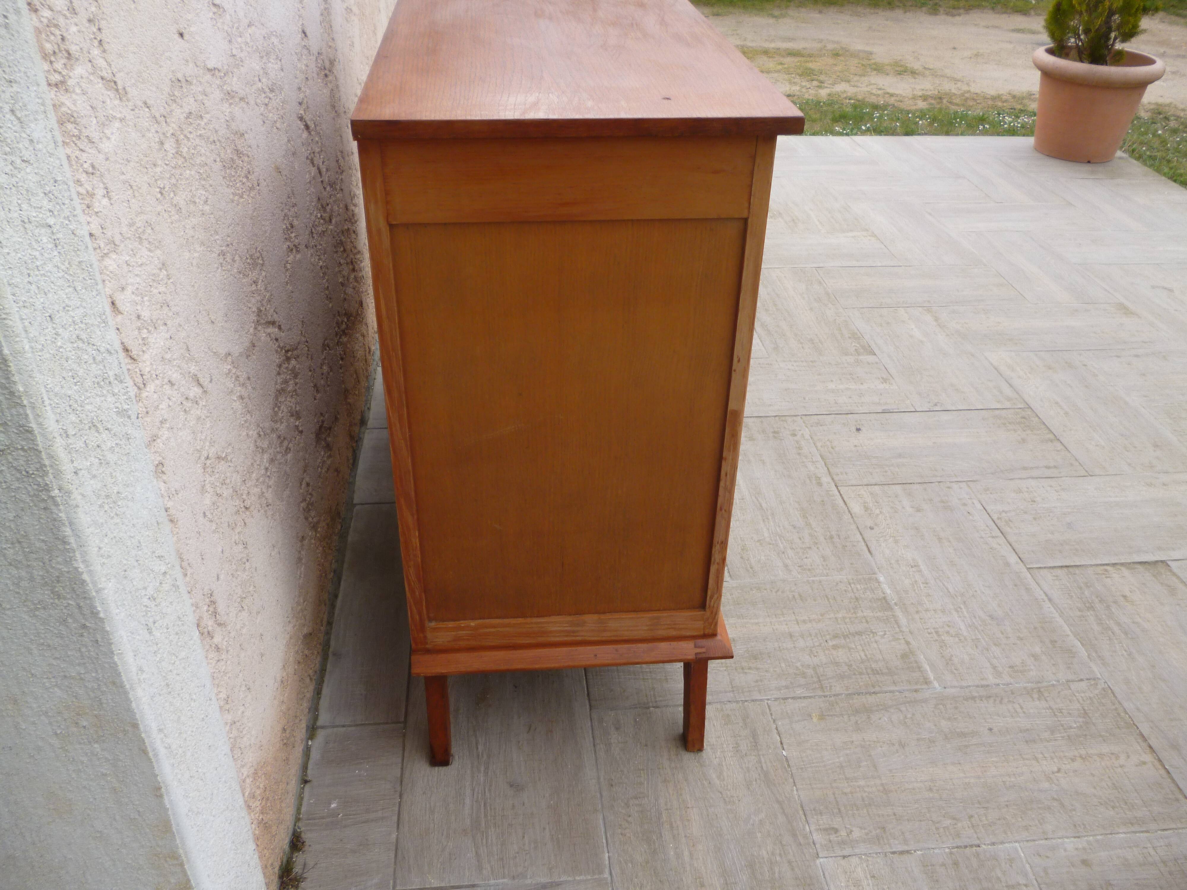 Vintage buffet feet compass two drawers
