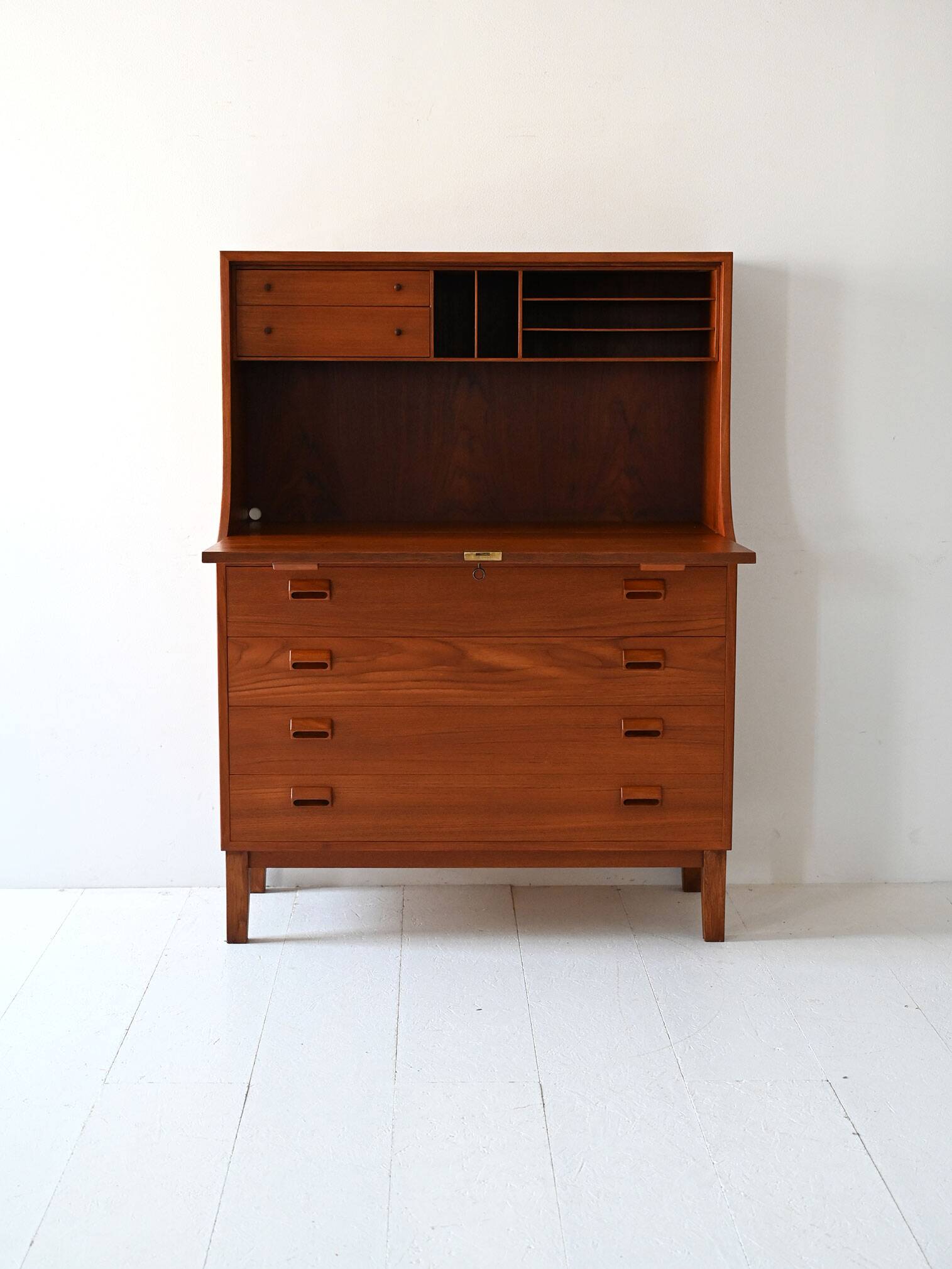Vintage Danish Teak Secrétaire by Børge Mogensen for Søborg Møbler