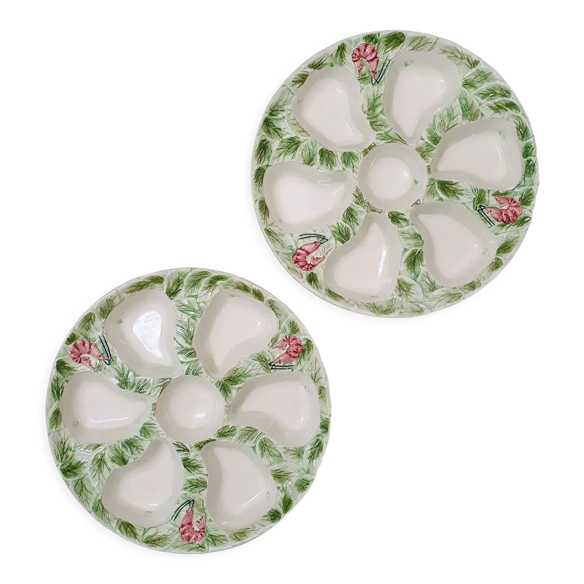 Lot 2 oyster plates in slip