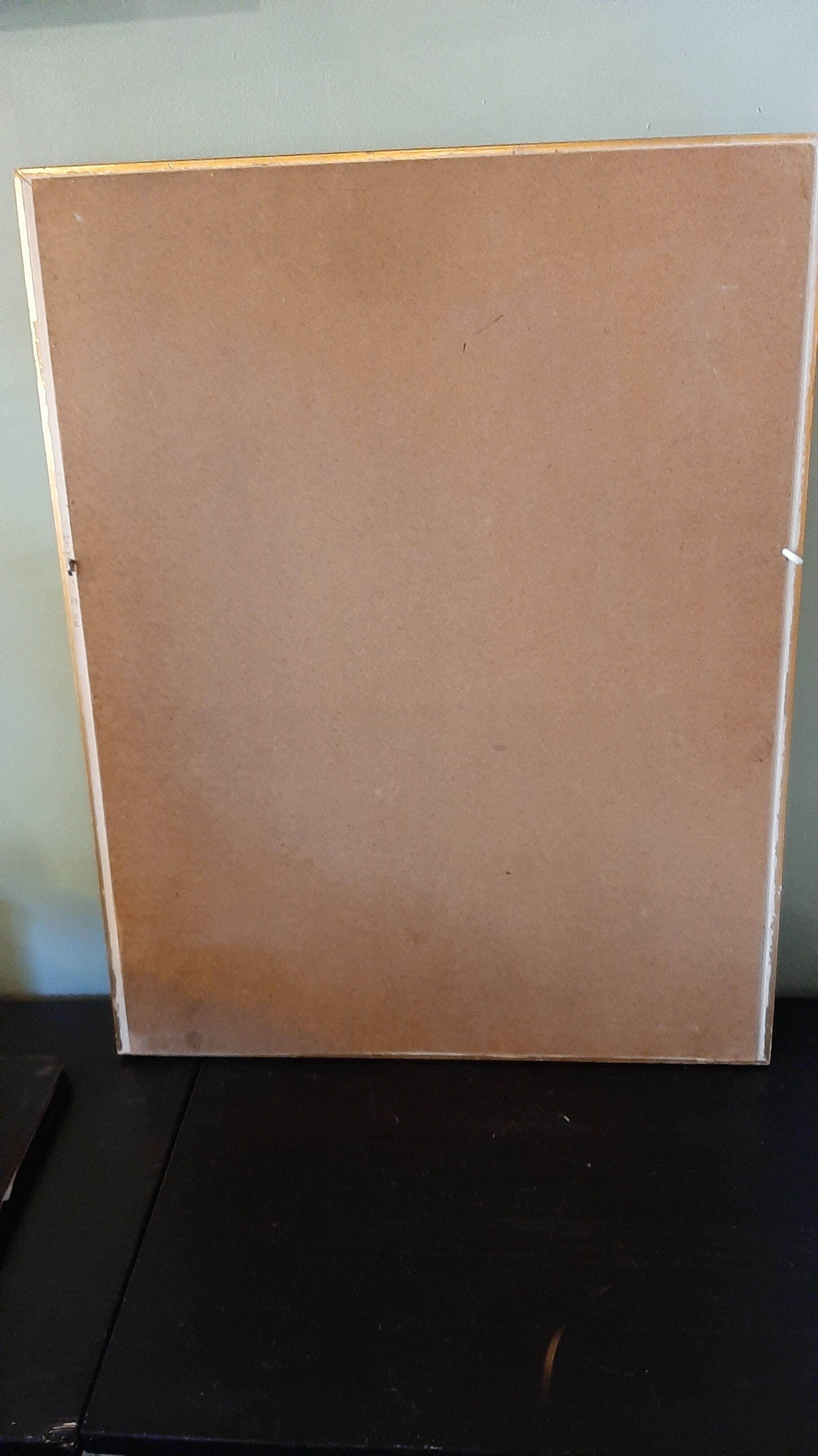 Golden wood parecloses mirror 46x57cm