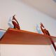 Ergo wall-mounted teak shelves, Vintage Scandinavian 1960s