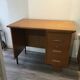 Bureau en bois et métal de style moderniste, années 60
