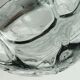 No. 1 of 2 - elegant doria pendant lamp clear and smoke grey glass 60s 70s