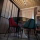 Suite of 5+1 shell chairs Pierre Guariche 1960