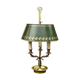 Three-light bouillotte lamp – Empire style – gilded brass