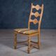 Brutalist Oak Dining Chairs by Henning Kjærnulf, 1960s, Set of 6