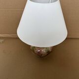 Lampe en céramique ancienne signée