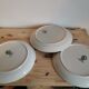 Set of 3 vintage plates vichy tile Moulin des Loups orchies under email