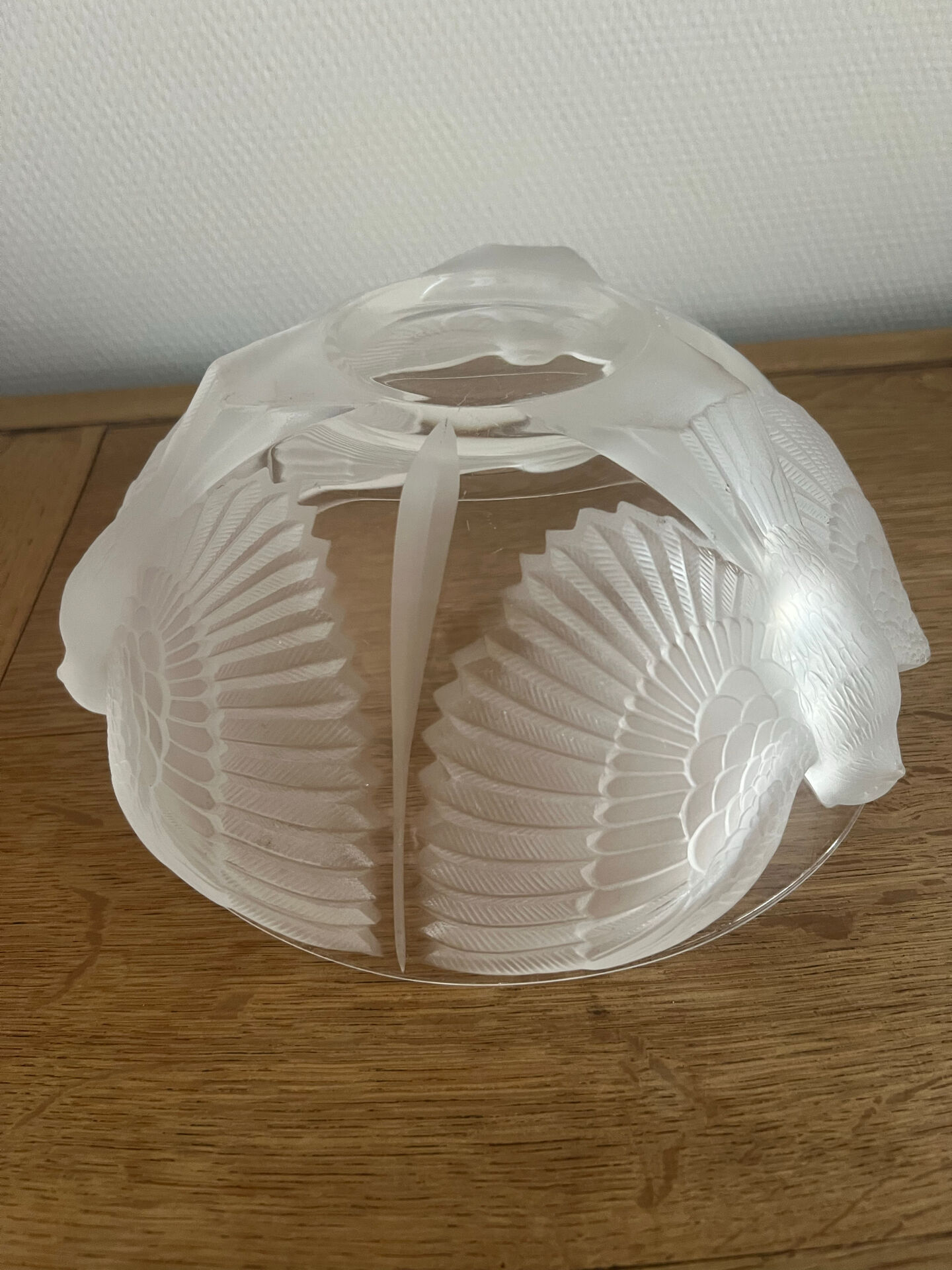 Crystal salad bowl JG Durand model Paloma