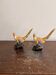 Pair of Pheasants Barbotine Faience Art Deco Birds 1930