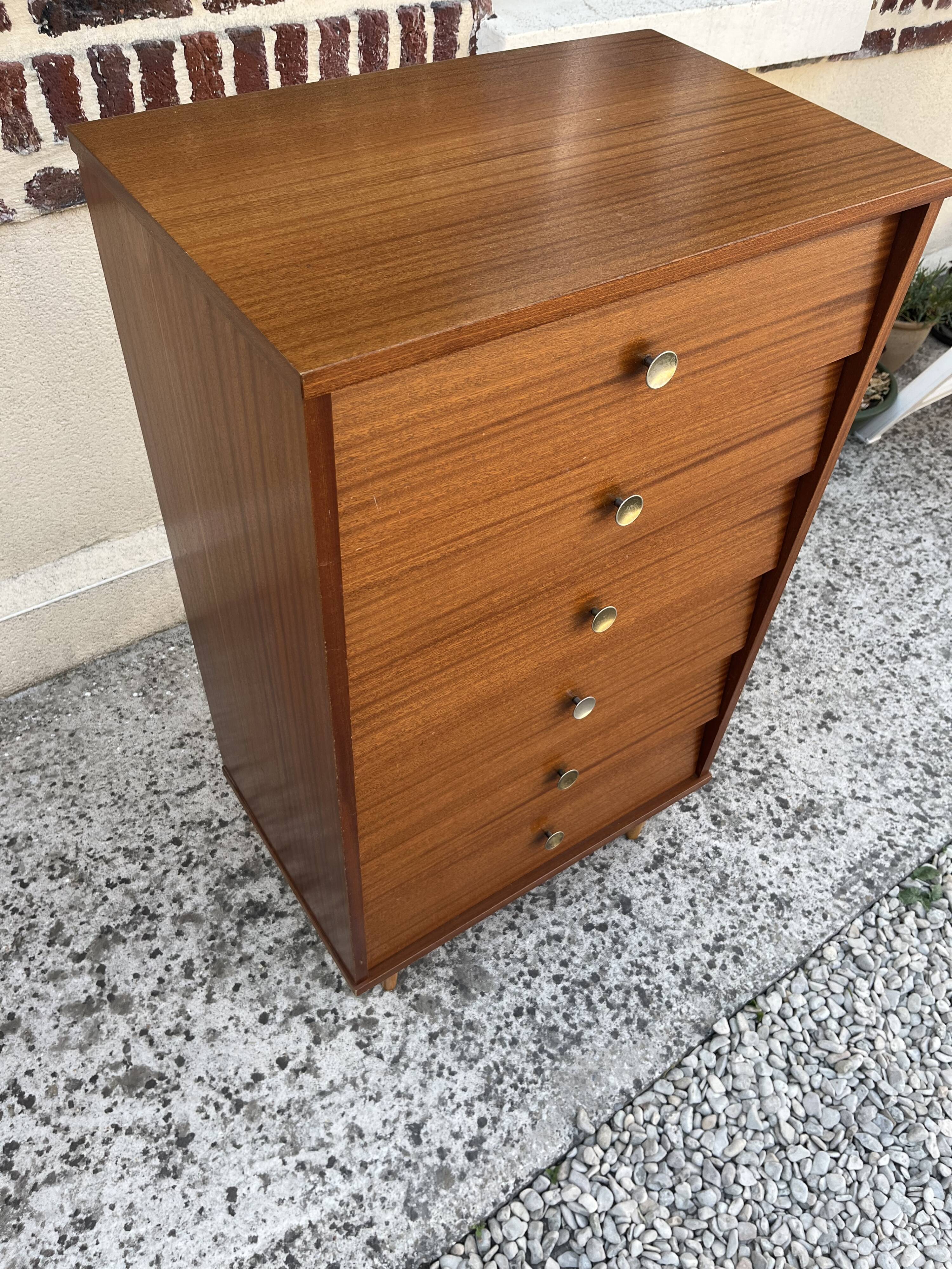 Vintage chiffonnier bobbin feet