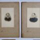 Set of 21 old photographic portraits from the end of the 19th century to the beginning of the 20th century