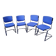 4 Albert Stoll chairs for Giroflex from the 90s