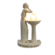 Art Deco Vichy Advertising Lamp in Plaster, Belgium 1930s