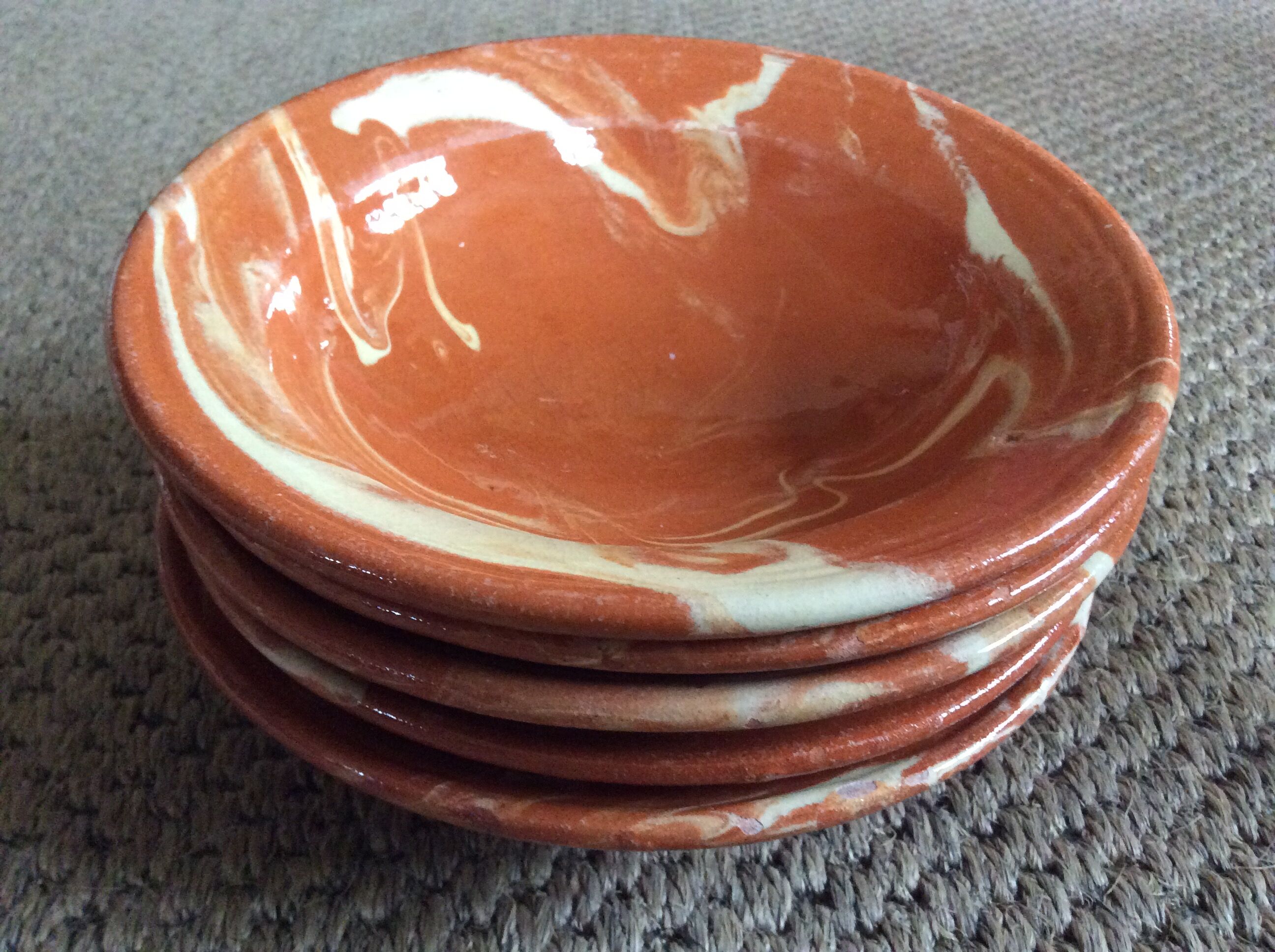 Series of 5 hollow plates