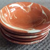 Series of 5 hollow plates