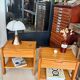 Vintage Simat bedside tables in elm – 1970