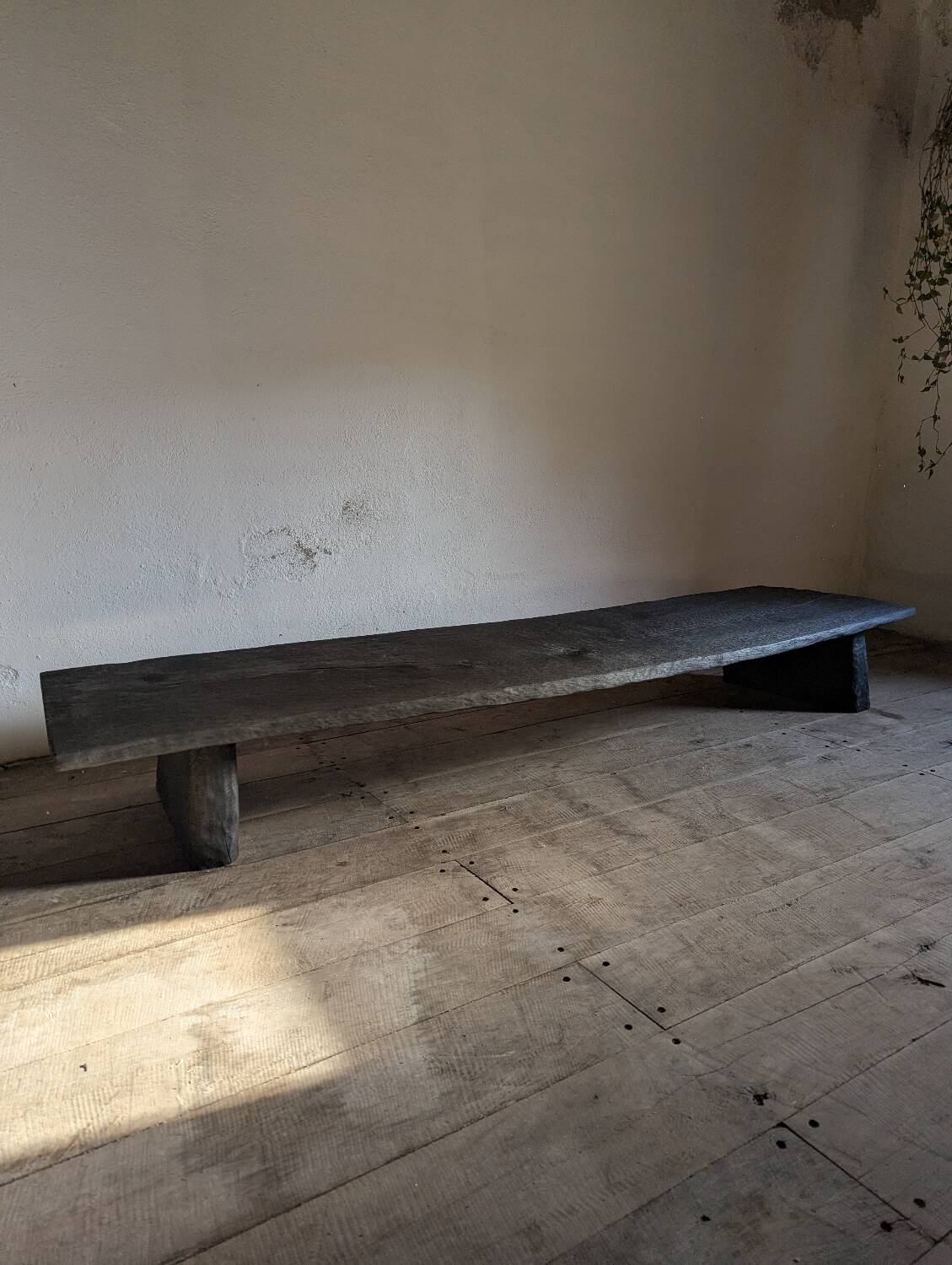 Burnt oak coffee table