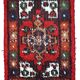 Tapis Vintage Hamadan en Laine, Années 1970, Élégance Authentique