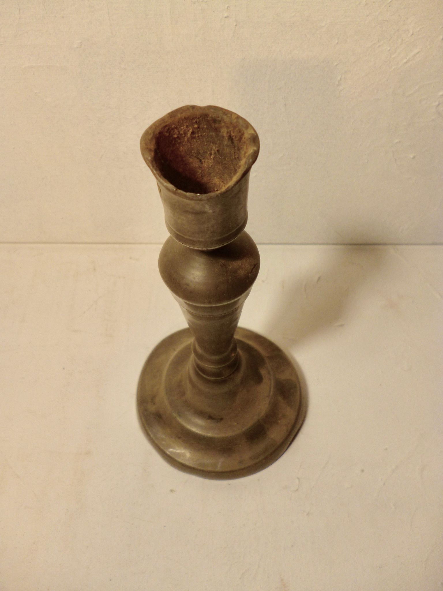 Tin candlesticks