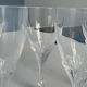 Set de 6 verre a vin cristal d’arques modèle granville forme de fleur