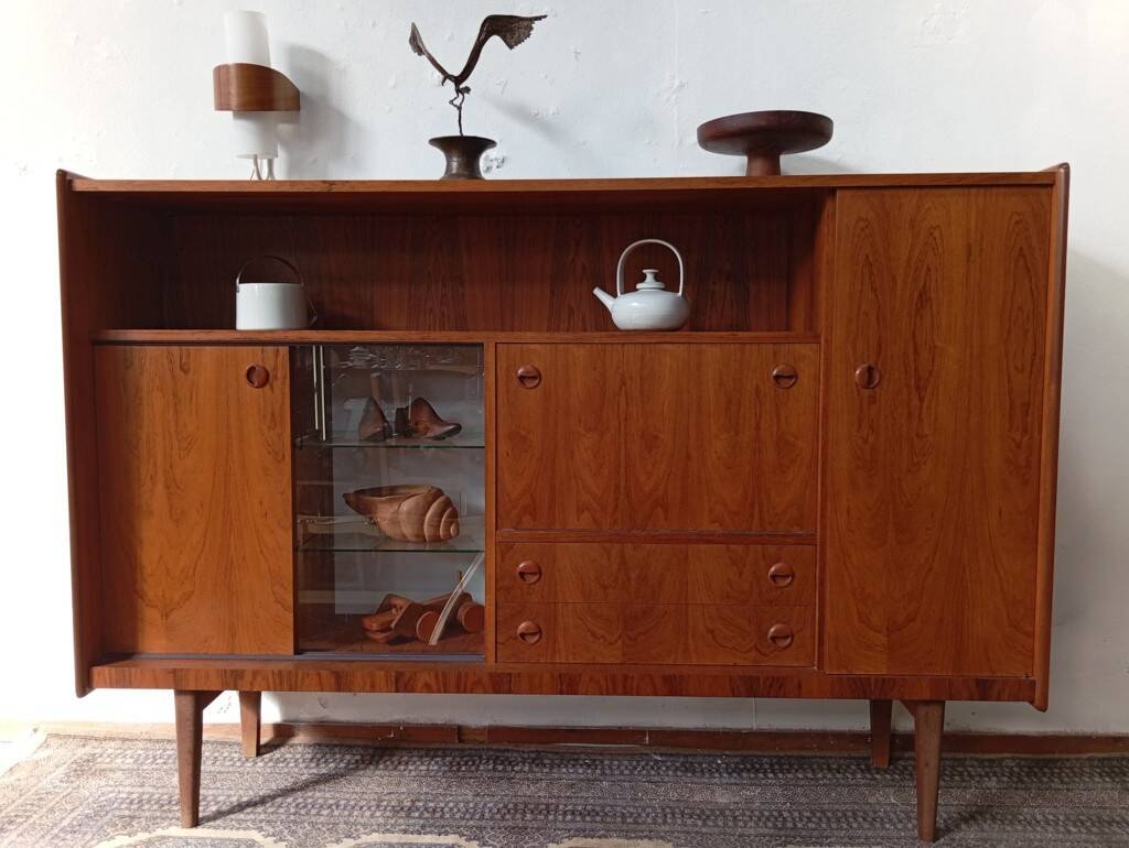 Scandinavian teak sideboard LB 60s