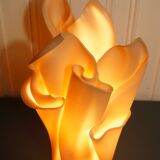 Resin "corolla" lamp circa 1980